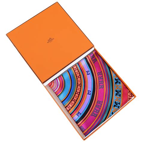 Hermes Tohu Bohu Silk 90cm Scarf with Box 